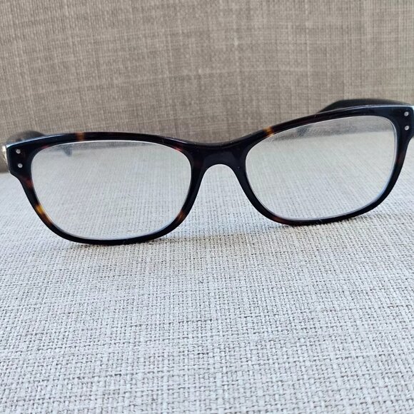 Coach Women Eyeglasses Frame HC6082 Dark Tortoise/Black 53[]17 135 Glasses - Picture 2 of 11